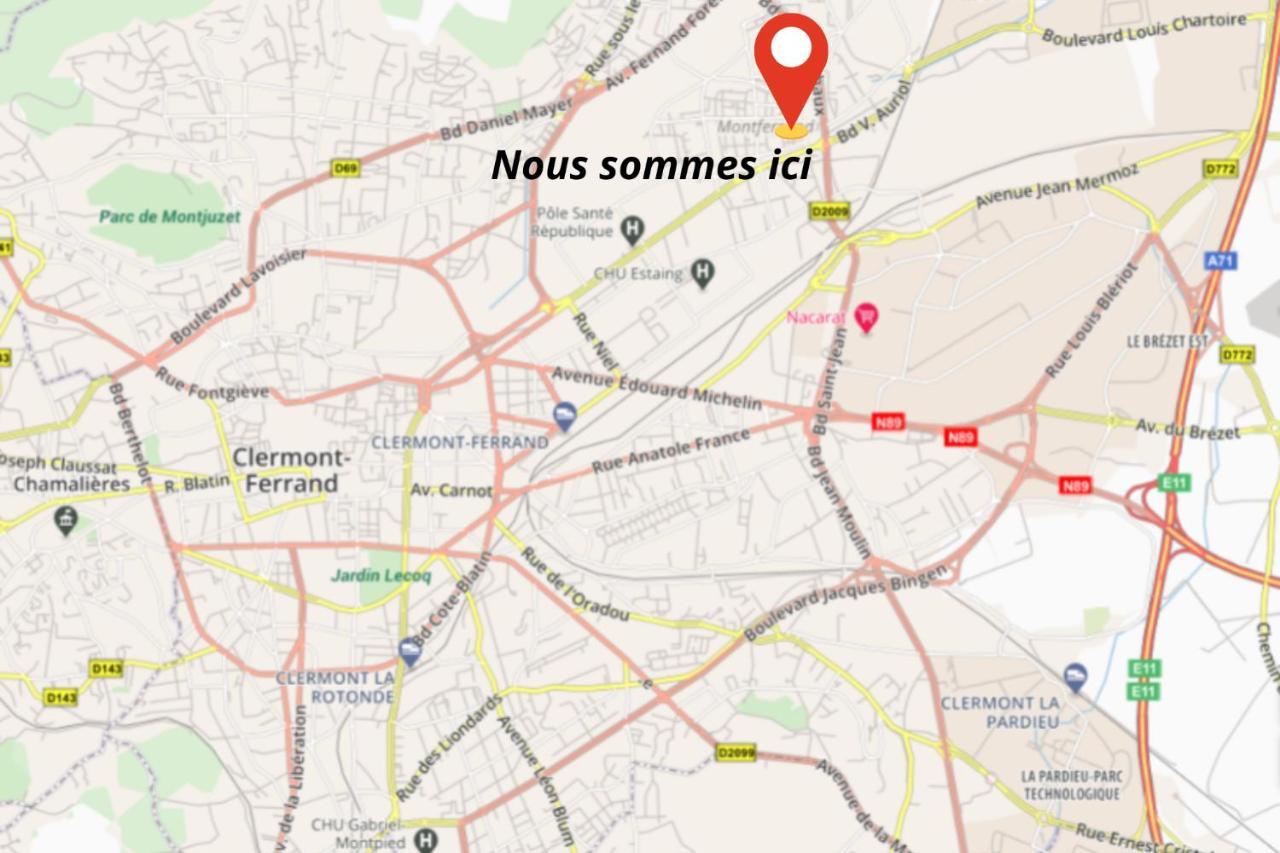 #Le Cocon Des Volcans#Parking Prive/Montferrand Clermont-Ferrand Kültér fotó